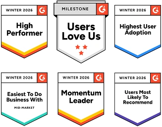 Доверие пользователей по всему миру и награды от G2, Capterra, GetApp, SoftwareSuggest и Software Advice