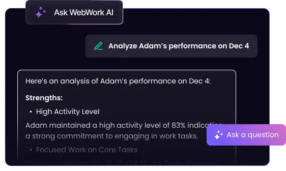 Suivi du temps avec IA pour mesurer les performances des employés grâce à une analyse détaillée