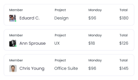 ClickUp alternative for creating invoices from tracked time data