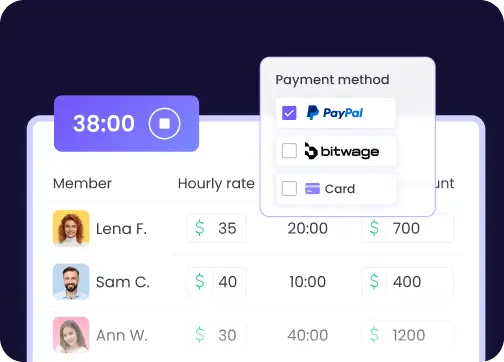 Превратите трекнутое время в выплаты со встроенными payroll-функциями в лучшей альтернативе RescueTime