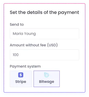 Time tracking payments with Bitwage 