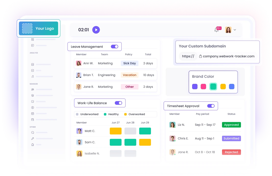 Решение по трекингу времени для компаний любого масштаба