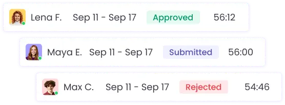 Табели с учётом часов и переработок