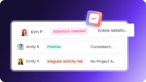 Умное ПО мониторинга отслеживает состояние команды и отправляет алерты для проактивного контроля работы