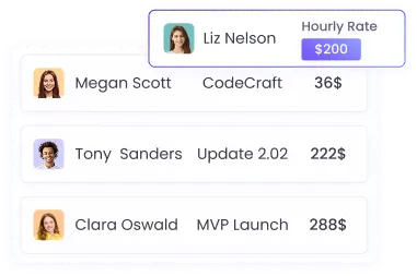 Billable hours tracking with automated earnings calculation and payroll reporting