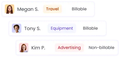 Track business expenses accurately by logging them with details like category, date, and project in WebWork