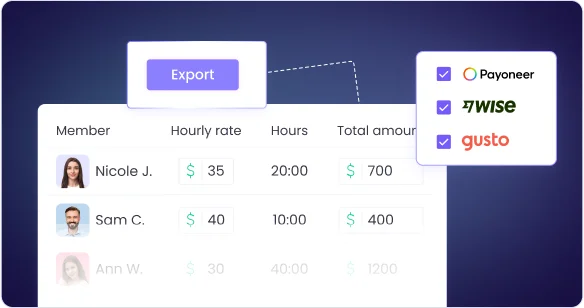 Экспортируйте данные расчёта зарплаты из ПО для учёта в платёжные шлюзы