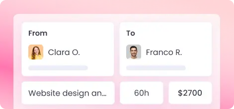 Generate accurate invoices using tracked time data with built-in invoicing for seamless billing