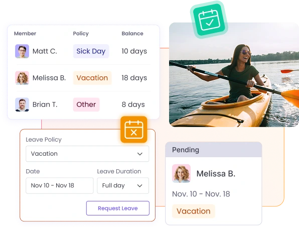 Employee PTO and vacation tracking software simplifies time-off management and approval for staff requests