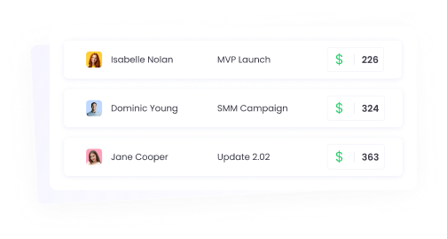 Track billable hours with hourly rates and earned amounts