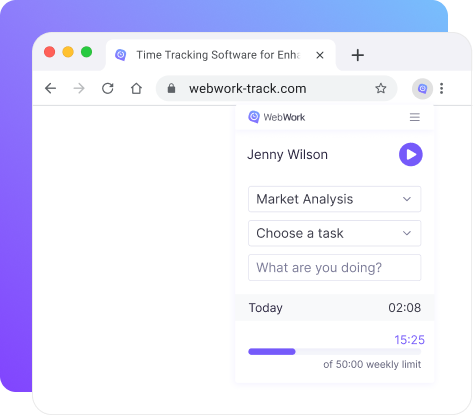 Отслеживание времени сотрудников через расширение браузера для непрерывного мониторинга задач