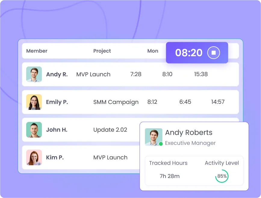 Создание счётов по отработанным часам с профессиональным оформлением и удобством оплаты