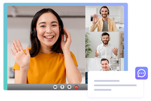 Video meetings for effective work discussions on WebWork Time Tracker