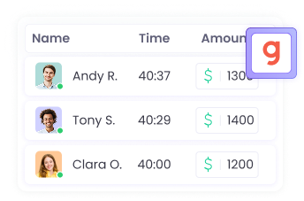 Simplify staff payments with Gusto time tracking integration