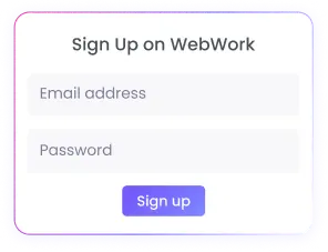 Регистрация в WebWork Time Tracker