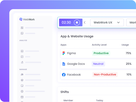 Web time tracker for tracking time and managing tasks in the browser