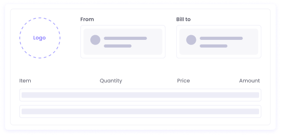 Create invoices based on tracked time and personalize your invoice