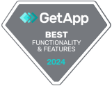 Awarded for best functionality and features in time tracking