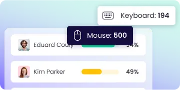 Track activity levels to monitor employee burnout risk with time tracker