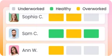 Encourage work-life balance to prevent employee burnout with time tracker