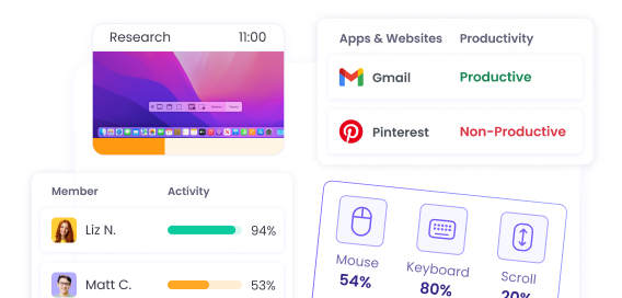 ПО мониторинга сотрудников с отслеживанием активности в реальном времени и опциональными скриншотами