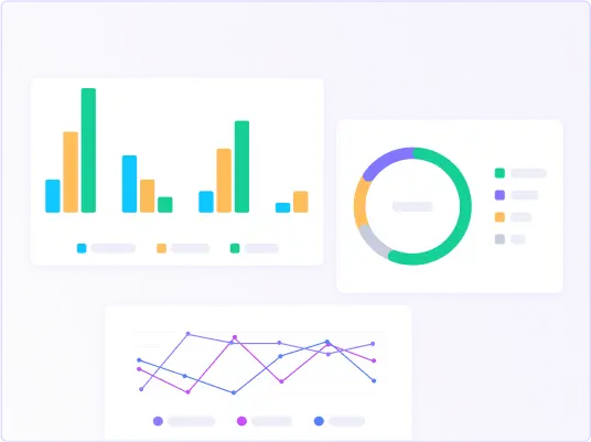 Le logiciel de budgétisation de projet crée des graphiques pour visualiser les tendances budgétaires et les dépenses