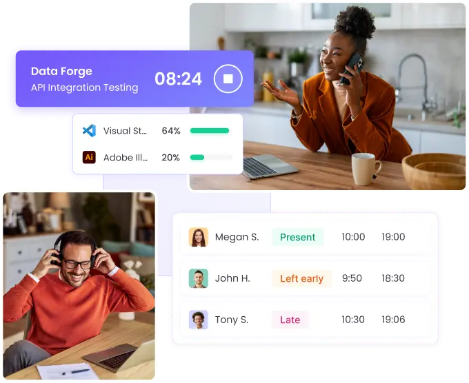 Remote worker time tracking for WFH teams to boost productivity