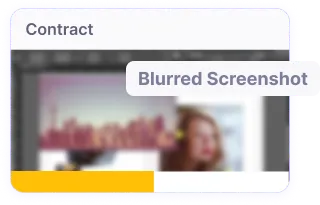 Employee screenshot monitoring set up per contract for customized agreements with employees