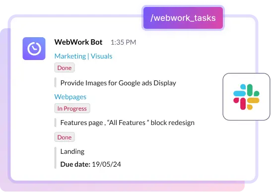 Le bot WebWork améliore le suivi du temps Slack avec des rapports et des analyses