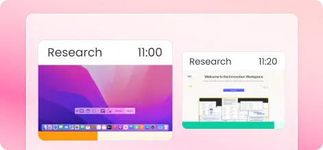 Отслеживайте прогресс работы сотрудников через скриншоты с возможностью настройки частоты съёмки и параметров конфиденциальности