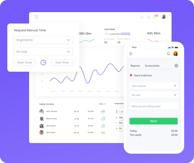 Скачайте тайм-трекер для Android для контроля геолокации сотрудников и учёта времени