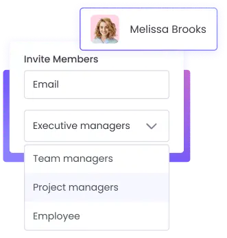 Set up your workspace and assign member types with time and expense tracking software