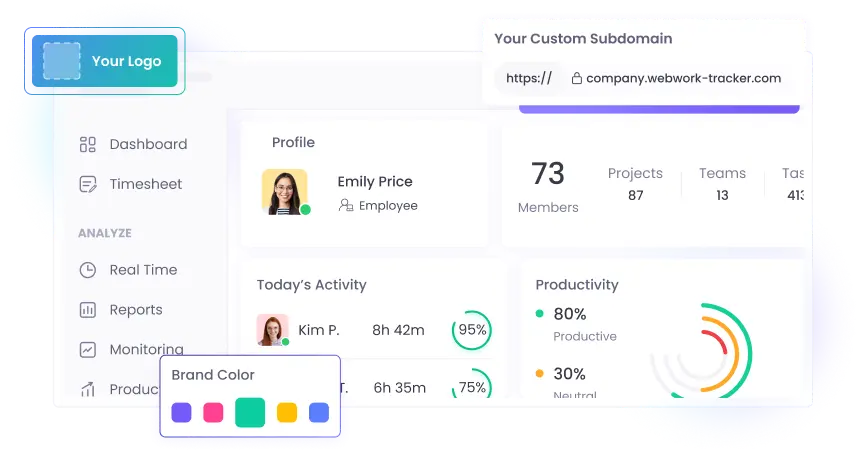 Time Tracking Software with White Label