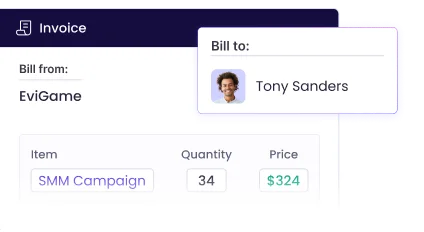 Программное обеспечение для создания профессиональных счетов на основе учёта времени