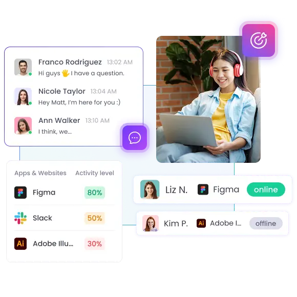 Эффективно управляйте удаленной командой с инструментом аналитики и отчетности по рабочей силе