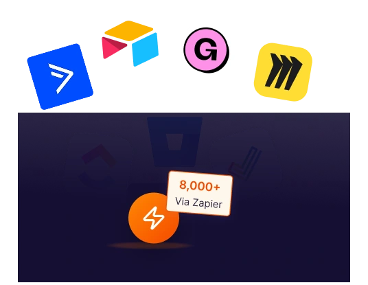 Интеграция Zapier для учета времени, объединяющая нативные интеграции