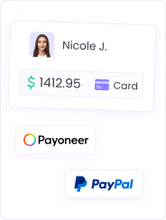 Lohnabrechnung & direkte Zahlungen über integrierte Zahlungssysteme