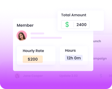 Payroll tracking with automatic pay calculations and integrations with payment gateways